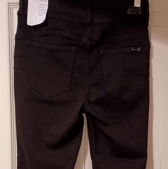 BLANKNYC BLACK COTTON ZIPPERS SKINNY ANKLE ZIPPERS - Picture 6 of 10